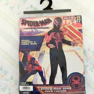 Spiderman Across the Spiderverse Kids Costume - Red and Black